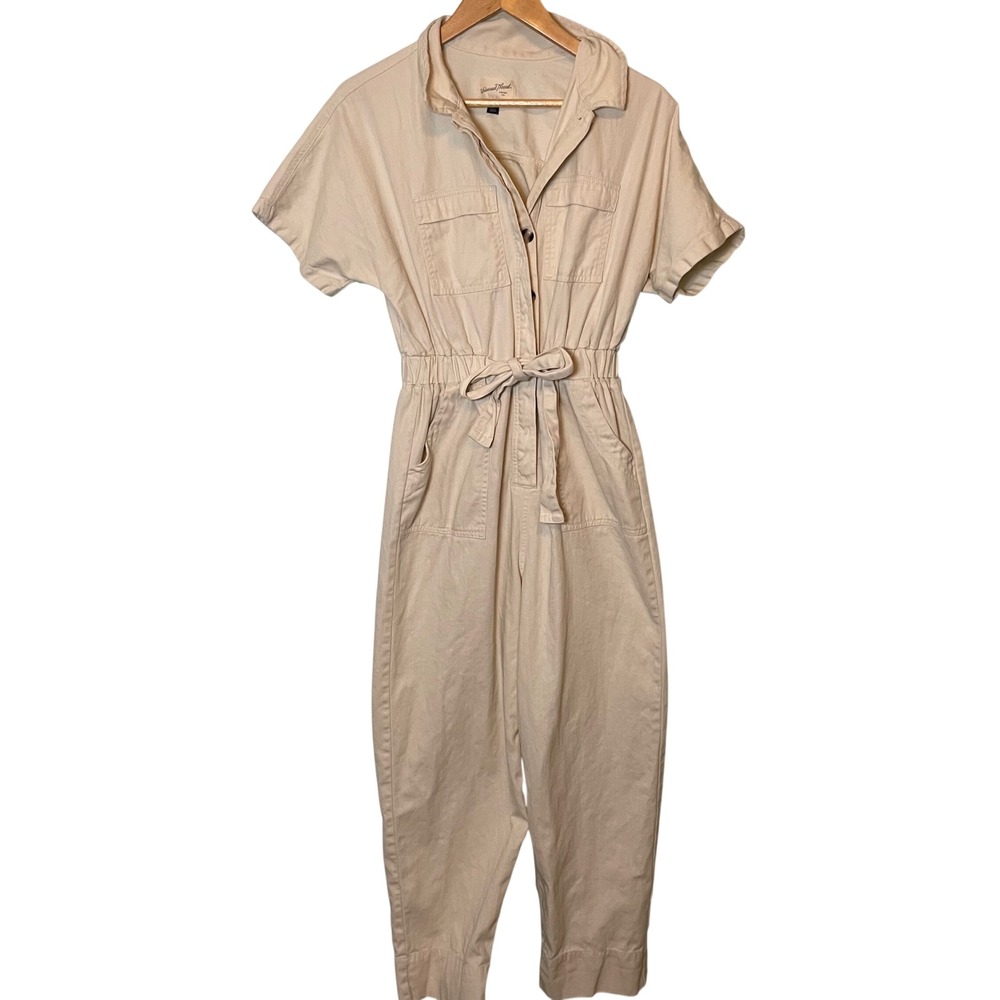 Universal Thread Women's‎ Boilersuit Jumpsuit Short Sleeve Cotton Size 4 Utility